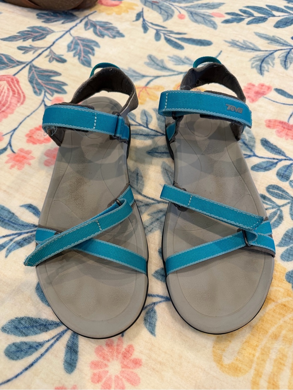 Teva Women's Teal Blue Strappy Sport Sandals